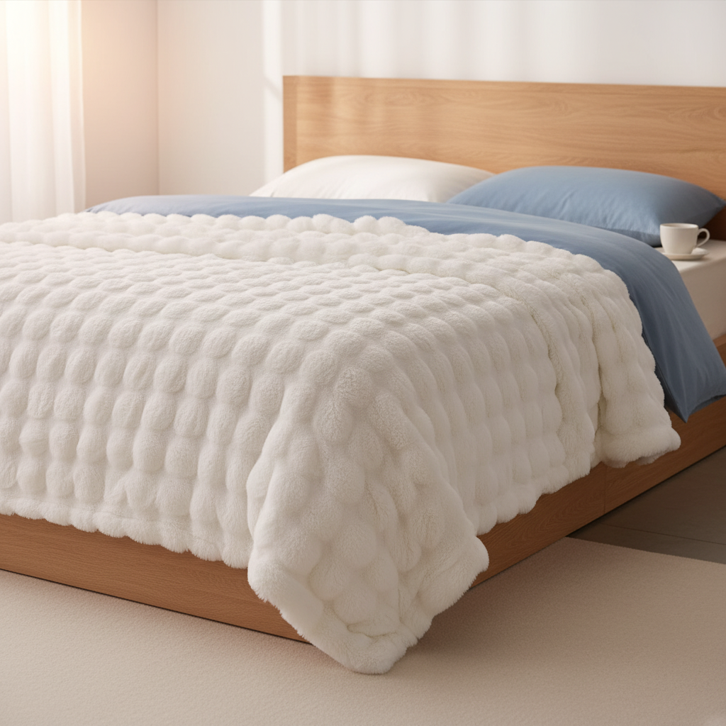 Serene Luxe Faux Fur Blanket