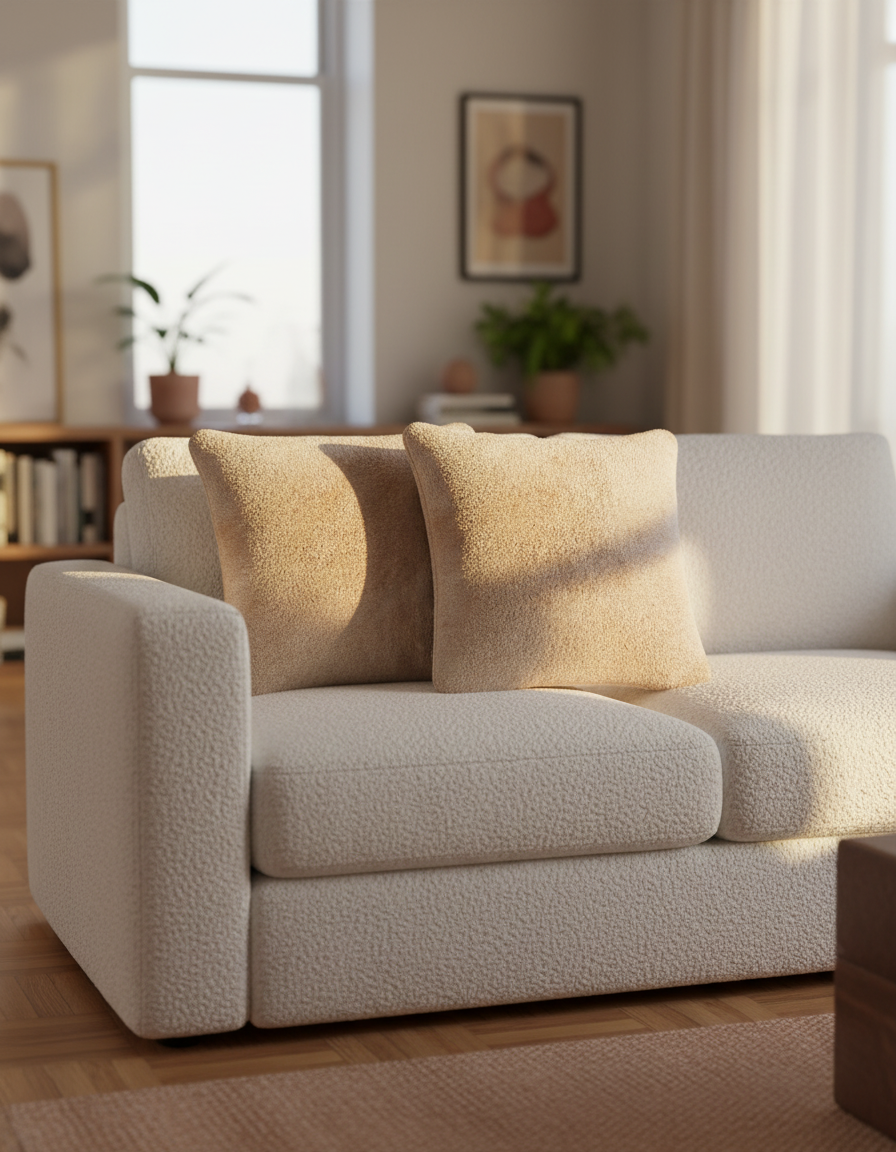 Serene Velvet Throw Pillow