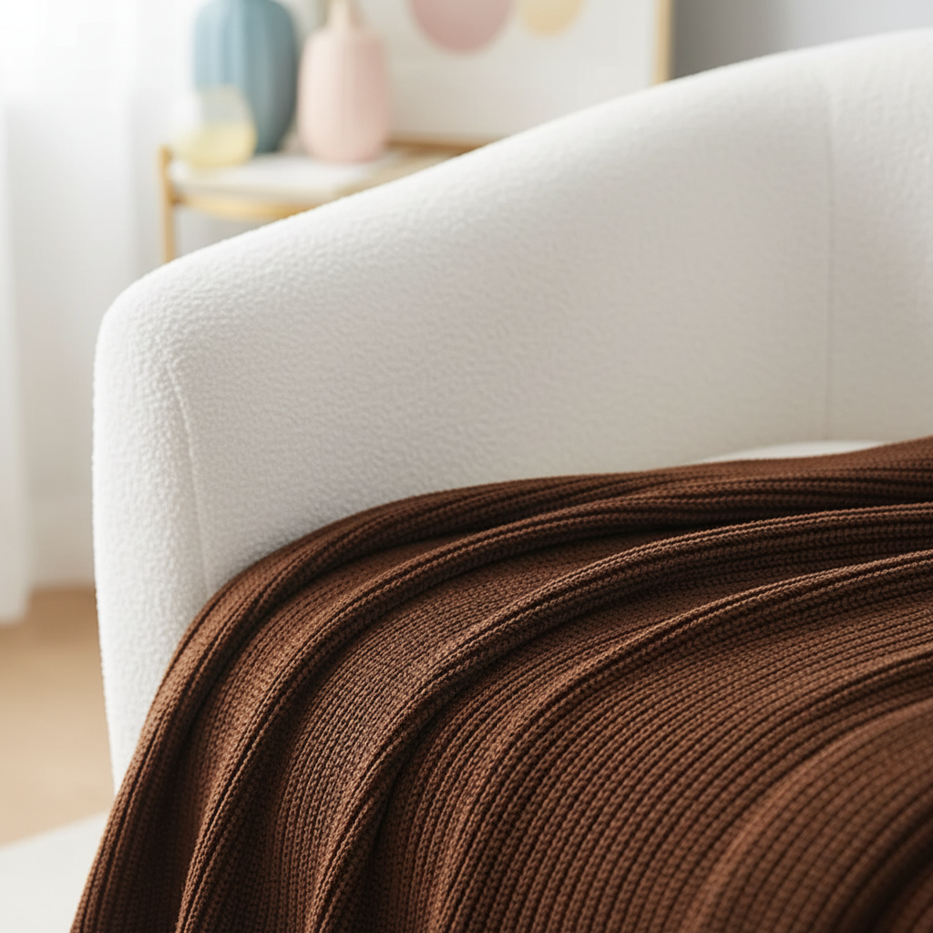 Haven Ribbed Knit Throw