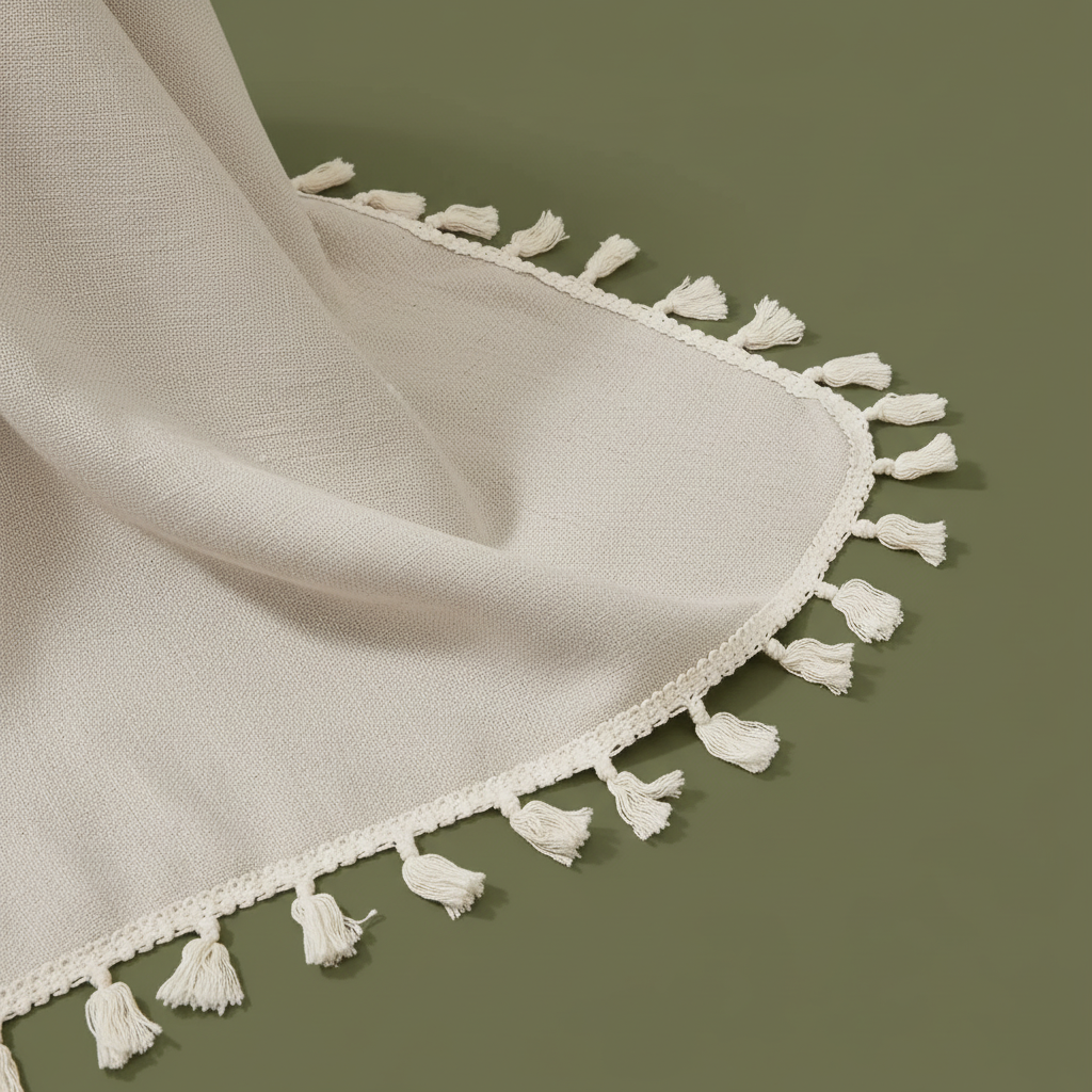 Pure Flax Throw Blanket