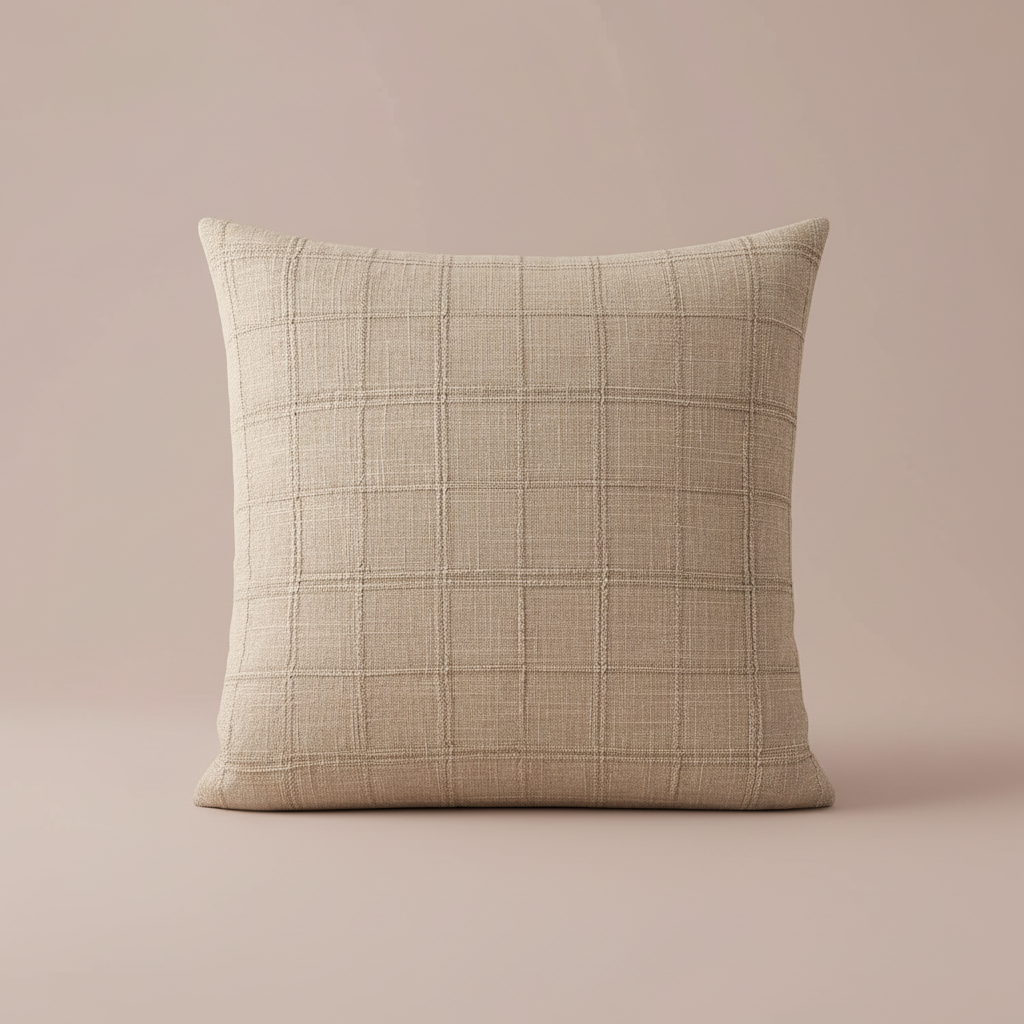 Serene Check Pillow Covers