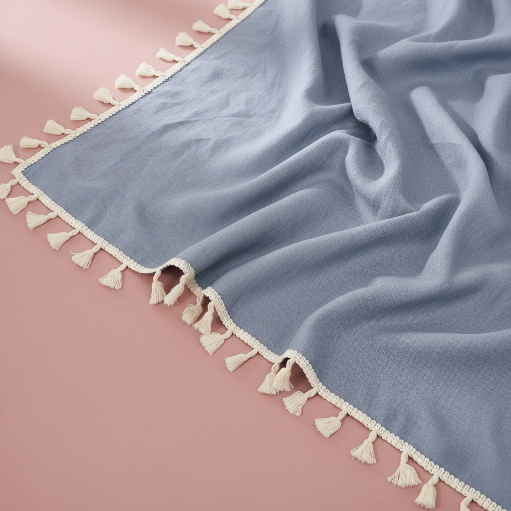 Pure Flax Throw Blanket