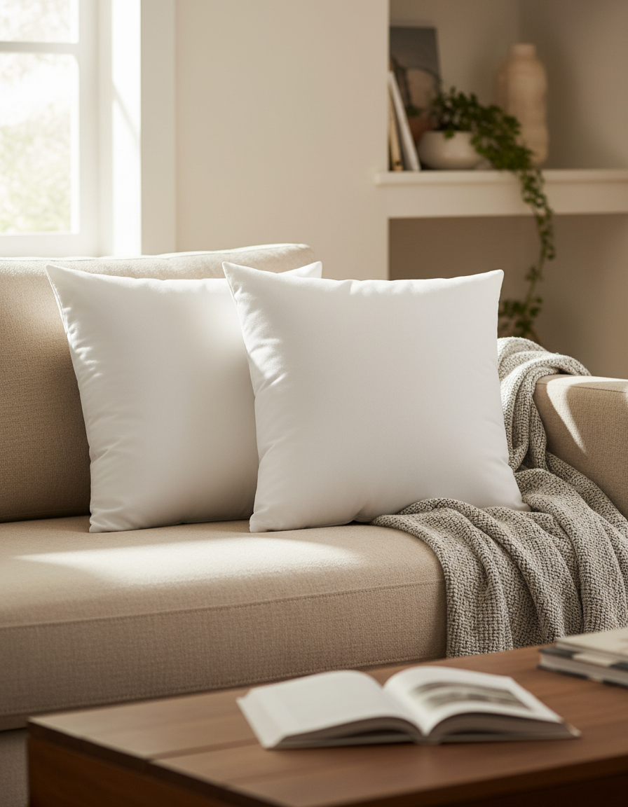 Serene Duo Throw Pillow