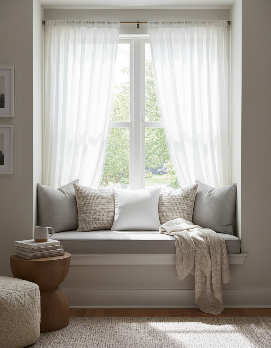 Serene Duo Throw Pillow