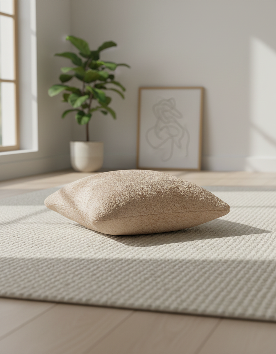 Serene Velvet Throw Pillow