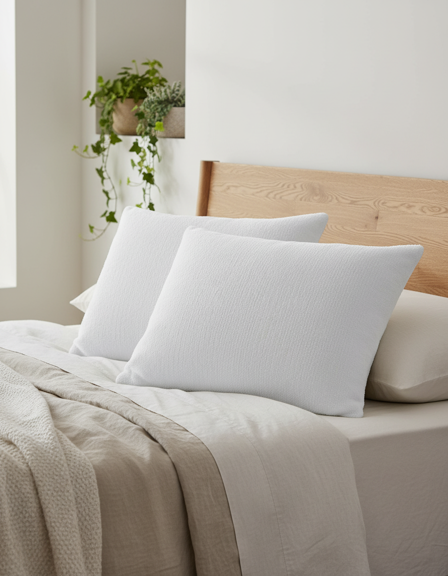 Serene Teddy Pillow Covers